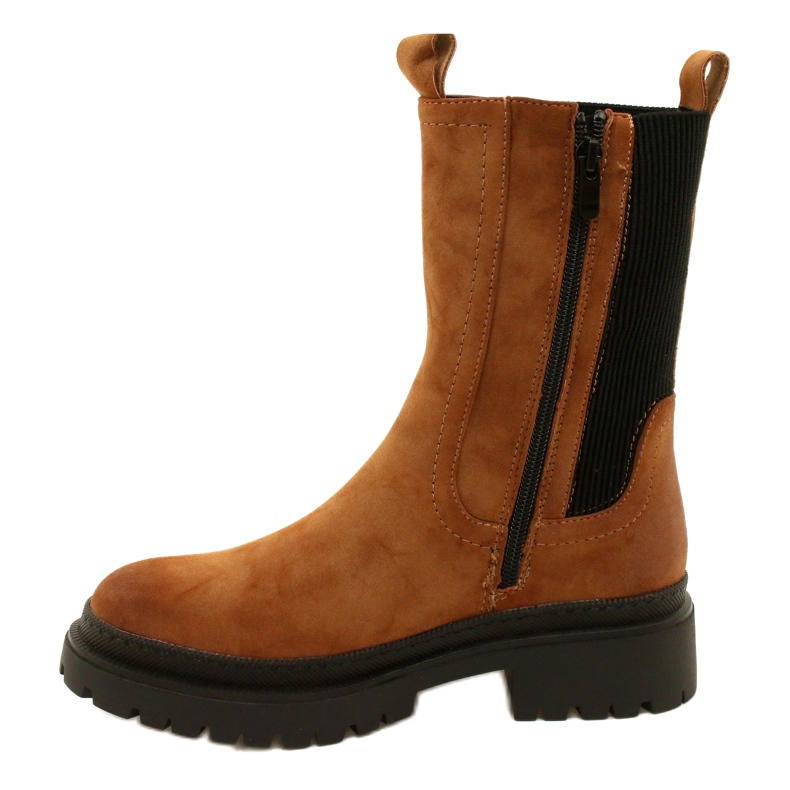 Maglia da lavoro da donna ad alto isolamento Evento 23BT35-6440 Cammello marrone 1