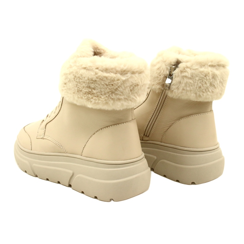 Stivali da donna Caprice con pelliccia 9-26220-41 144 beige 3