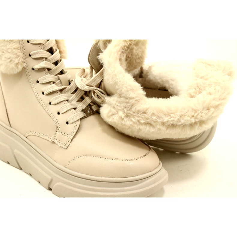 Stivali da donna Caprice con pelliccia 9-26220-41 144 beige 5