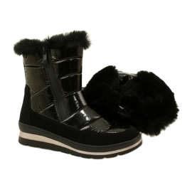 Caprice Stivali da neve femminile Isolati impermeabile 9-26433-41 019 Nero 5