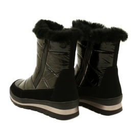Caprice Stivali da neve femminile Isolati impermeabile 9-26433-41 019 Nero 3