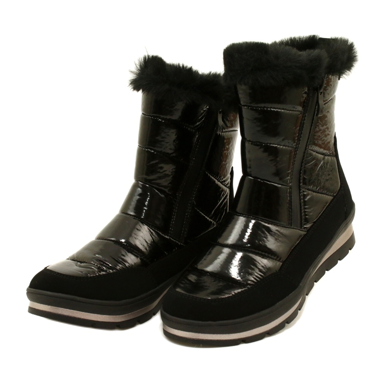 Caprice Stivali da neve femminile Isolati impermeabile 9-26433-41 019 Nero 2
