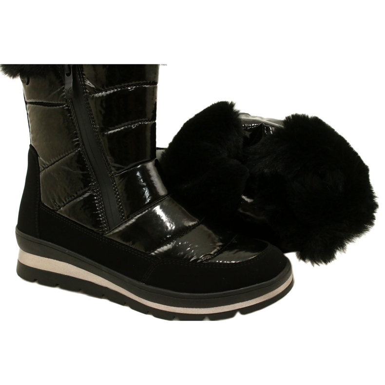 Caprice Stivali da neve femminile Isolati impermeabile 9-26433-41 019 Nero 6