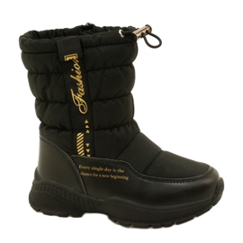 Stivali da neve per ragazze Miss Evento 22DZ23-5274 Black nero 1