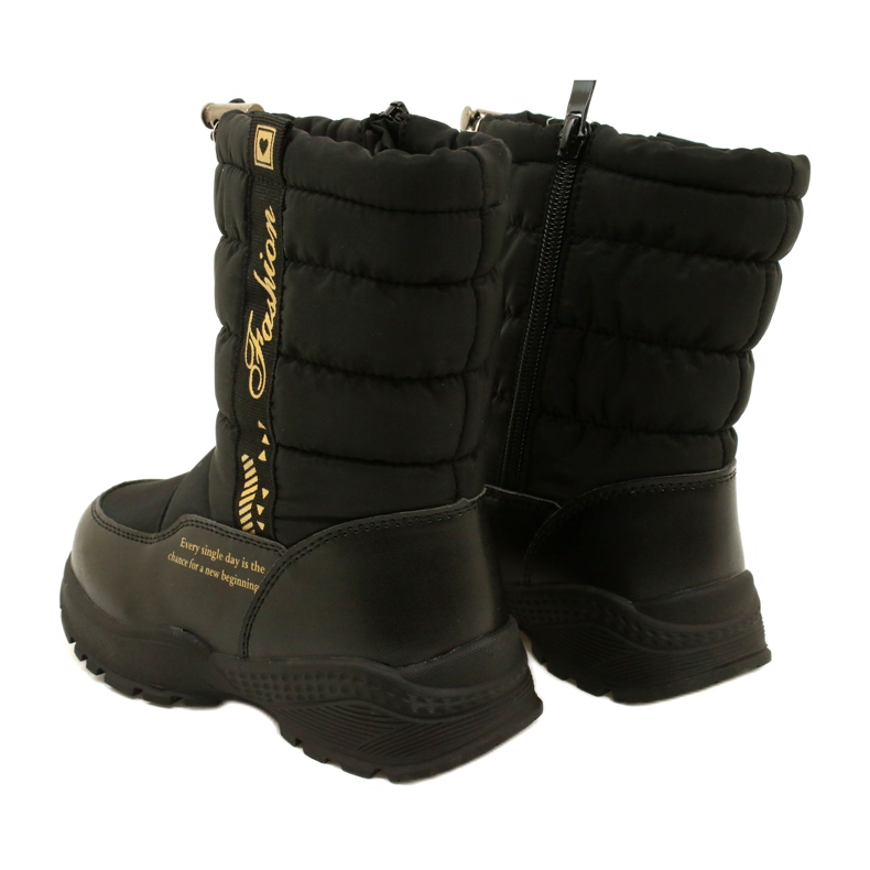Stivali da neve per ragazze Miss Evento 22DZ23-5274 Black nero 4