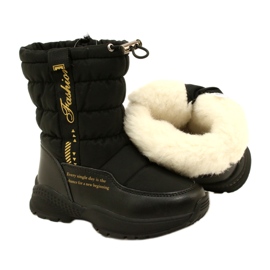 Stivali da neve per ragazze Miss Evento 22DZ23-5274 Black nero 6