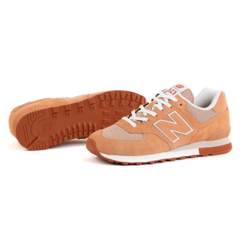Scarpe New Balance M ML574BT2 arancia 1