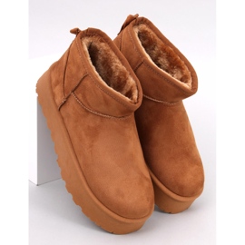 Doposci con plateau di Solnis Camel marrone 1