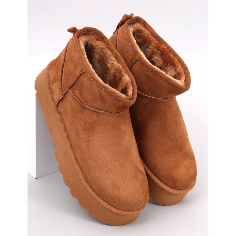 Doposci con plateau di Solnis Camel marrone 1