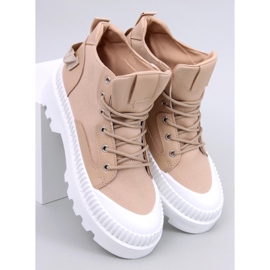 Sneakers alte con protezione Tinli Khaki beige 1