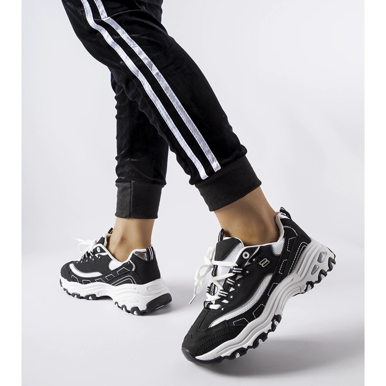 Sneakers sportive Kouri bianche e nere nero 1