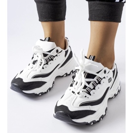 Sneakers sportive bianche e nere di Kouri bianca 1
