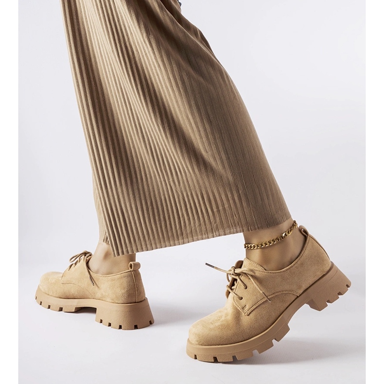 Scarpe marroni con suola massiccia di Coleman marrone 1