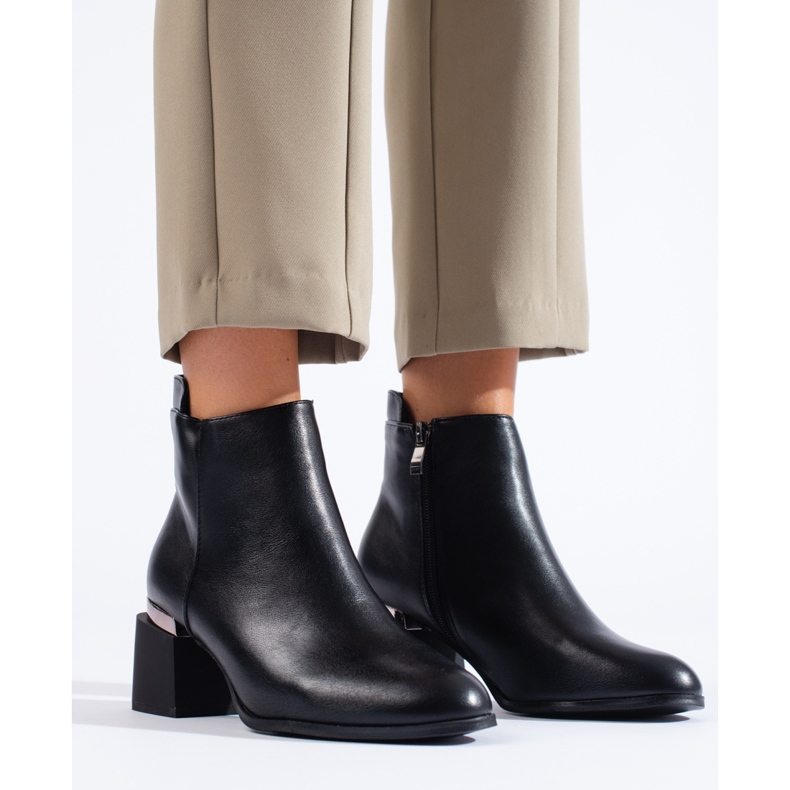 Stivaletti Shelovet da donna classici neri nero 2