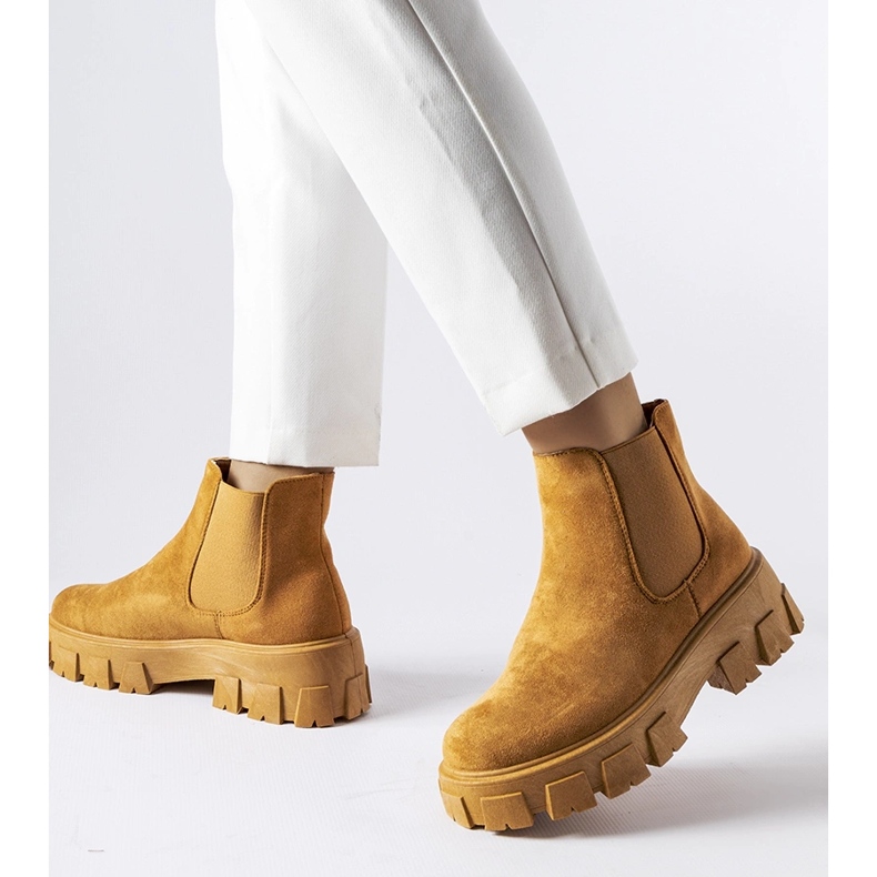 Stivaletti da donna marrone chiaro di Mooca 1