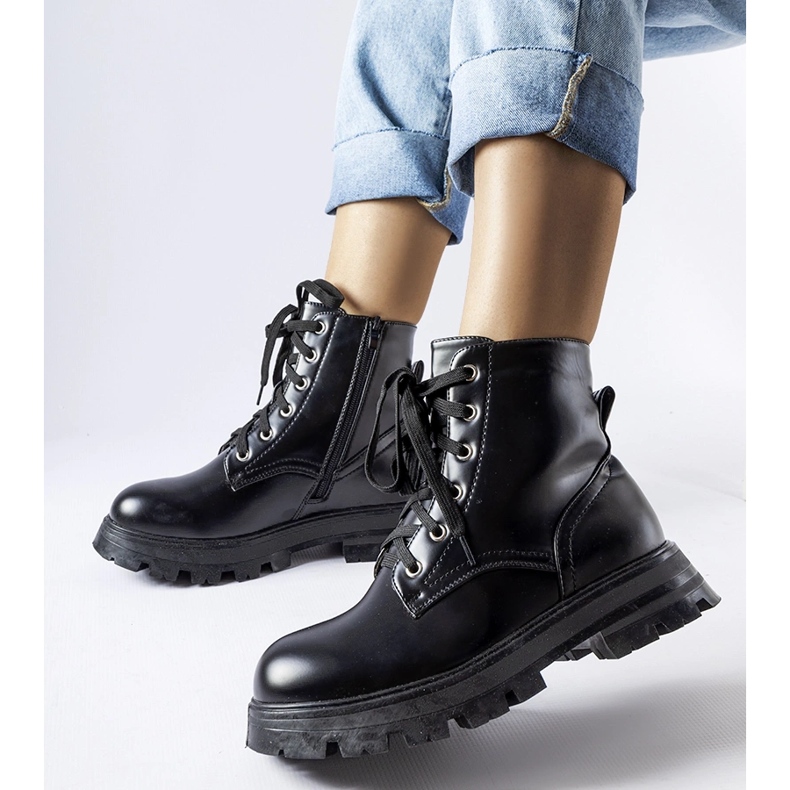 Stivaletti neri Myers nero 1