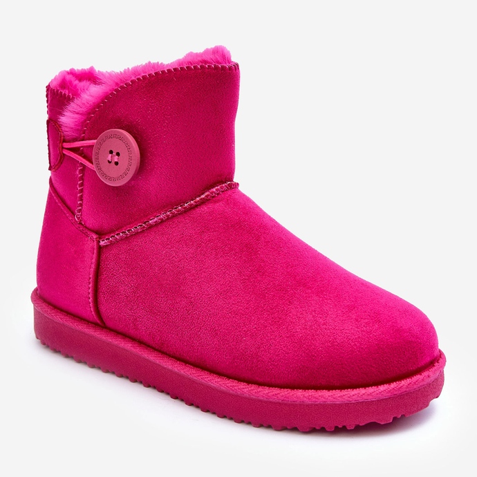 Stivali da neve da donna isolanti con decorazione Siriol fucsia rosa 1