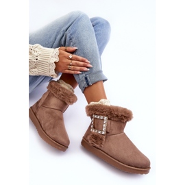 Doposci isolanti con fibbia, Dulca beige scuro 1