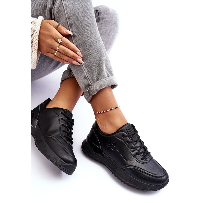 Scarpe sportive classiche da donna Big Star MM274223 Nere nero 1
