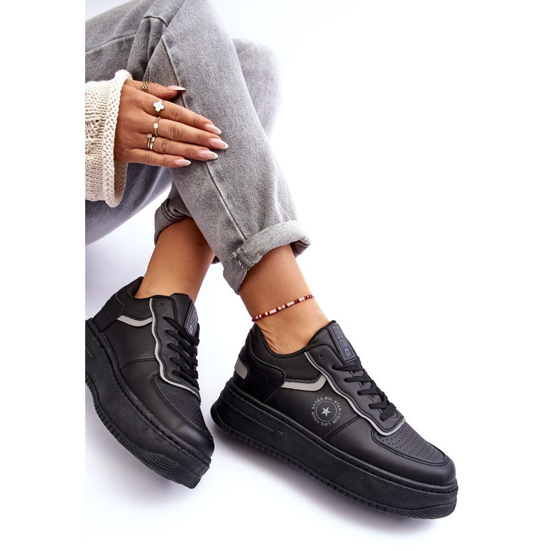 Scarpe sportive da donna Sneakers Big Star MM274232 Nero 2