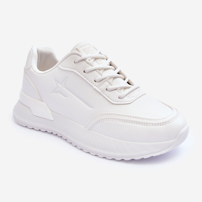 Scarpe sportive classiche da donna Big Star MM274224 bianche bianco 1