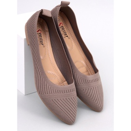 Ballerine in tessuto Kayla Khaki beige 1