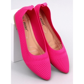 Kayla Ballerine in tessuto fucsia rosa 1