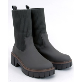 Stivaletti Chelsea alti Ruddins Kaki con tomaia flessibile verde 1