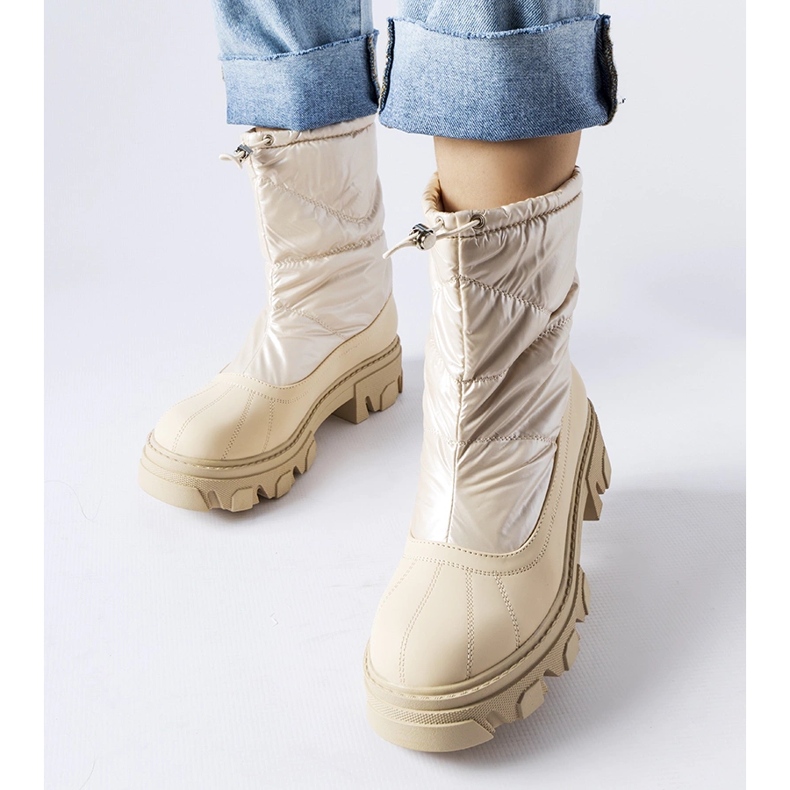 Doposci beige con polsino Cendrillon 1