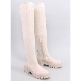 Stivali con tomaia flessibile Rozier Beige 1