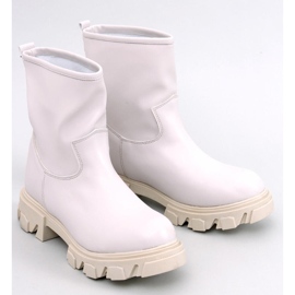 Grants Stivaletti beige con suola spessa 1