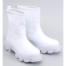 Grants Stivali Bianco con suola spessa 1