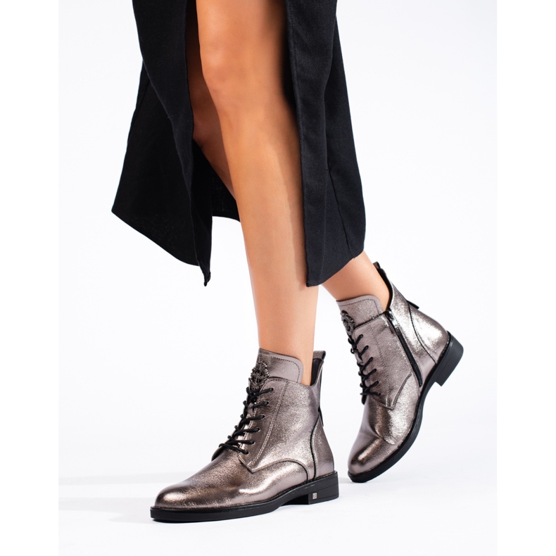 W. Potocki Stivali piatti argento Potocki marrone 1