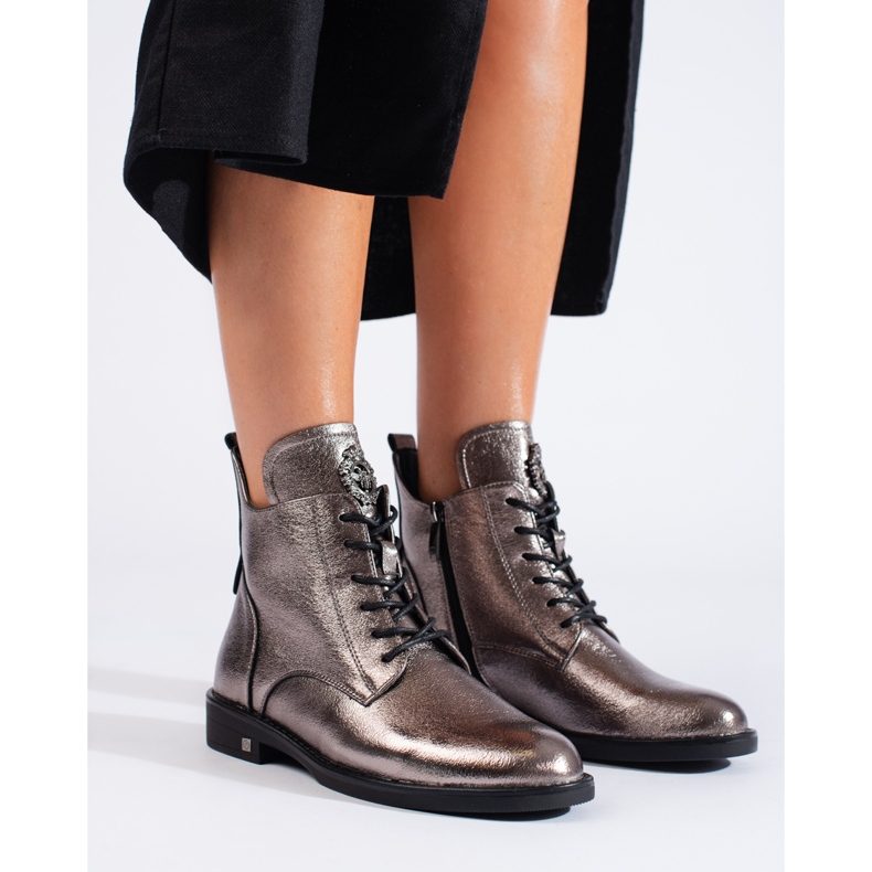 W. Potocki Stivali piatti argento Potocki marrone 2