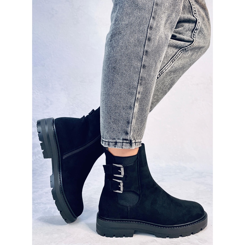 Lanier Stivaletti in camoscio nero 2