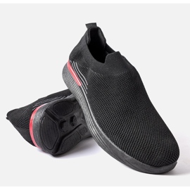 Scarpe slip on Gaidano da uomo nere nero 1