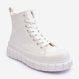 Sneakers in pelle coibentate con cerniera Big Star MM274624 Bianco bianca 1