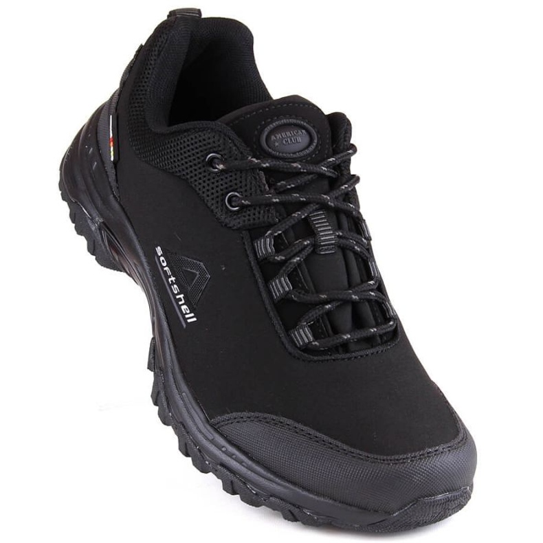 Scarpe sportive softshell American Club M AM933, nere nero 1