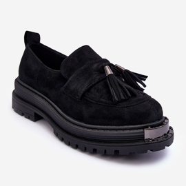 PS1 Scarpe scamosciate Mocassini da donna Ramvli neri nero 1