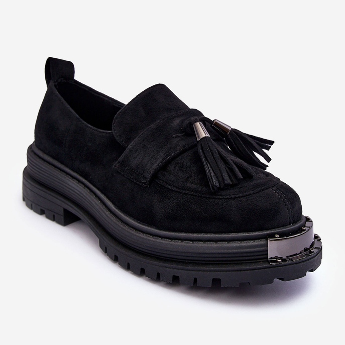 PS1 Scarpe scamosciate Mocassini da donna Ramvli neri nero 1