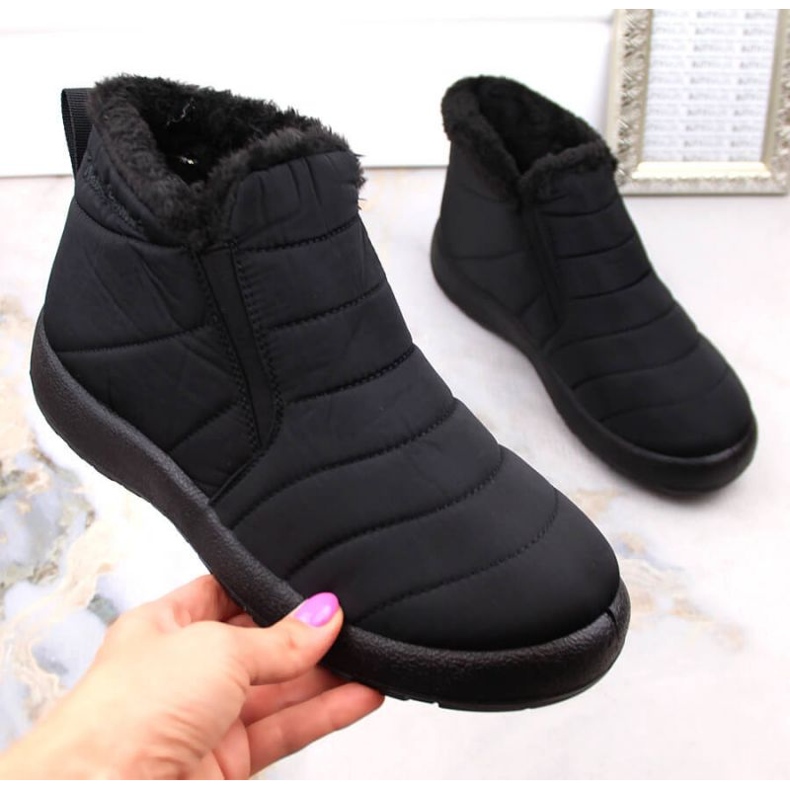 Doposci slip-on impermeabili News W EVE438A nero 1