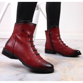 Jezzi W JEZ52G stivaletti isolanti con decorazioni, rossi rosso 1