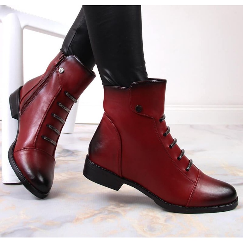 Jezzi W JEZ52G stivaletti isolanti con decorazioni, rossi rosso 2