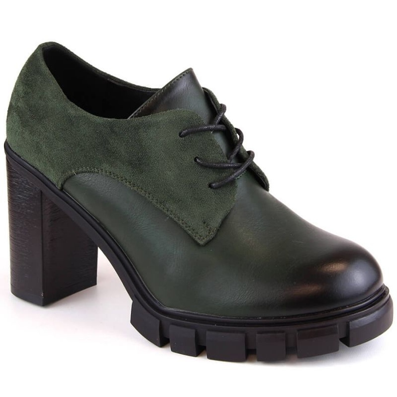 M.Daszyński W SAN19C scarpe con tacco alto e plateau, verdi verde 1