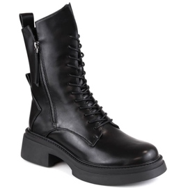 Stivali D&amp;A S.Barski Premium Collection W OLI227, neri nero 1