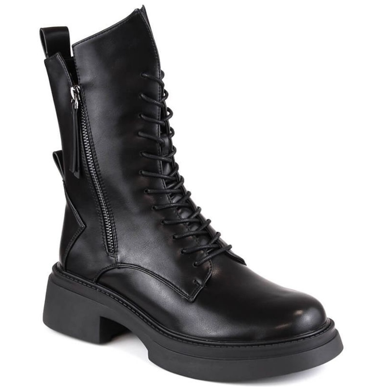 Stivali D&amp;A S.Barski Premium Collection W OLI227, neri nero 1