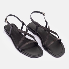 Marco Shoes Sandali con cinturino nero 1