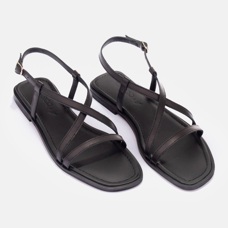 Marco Shoes Sandali con cinturino nero 1