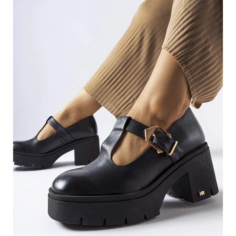 Inna Scarpe Karino in pelle nera nero 1