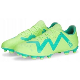 Scarpe da calcio Puma Future Play FG/AG 107187 03 verdi verde 2